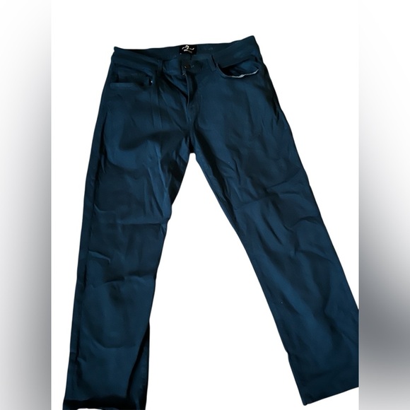 7 For All Mankind Men's Slim Jeans - Dark Blue - Picture 1 of 3